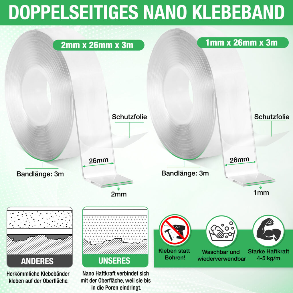 2mmx 26mm x3m x 1mm dimensionff